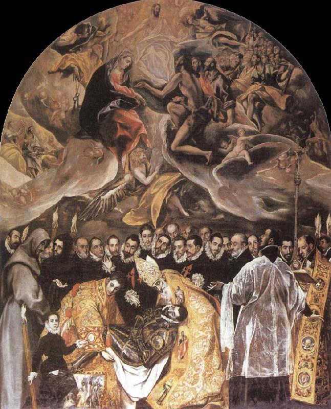 El Greco Burial of Count Orgaz Norge oil painting art